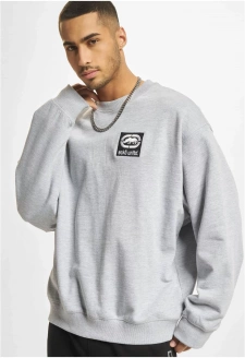 Společnost Ecko Unltd. Young Crewneck šedá melanž