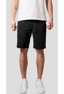 Stretch Twill Joggshorts černé