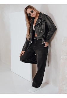 Jeansy damskie balloon fit czarne Dstreet UY2741