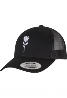 Kšiltovka Rose Retro černá