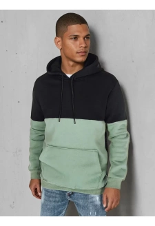 Bluza męska basic z kapturem czarna Dstreet BX5879