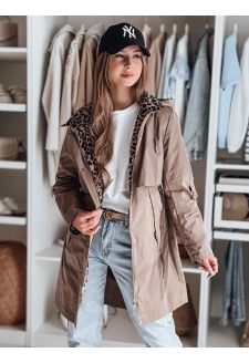 Kurtka damska przejściowa parka FERISSA khaki Dstreet TY4873