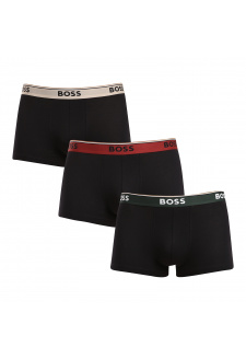 3PACK pánské boxerky BOSS černé