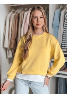 Bluza damska oversize LUZZIO żółta Dstreet BY1380