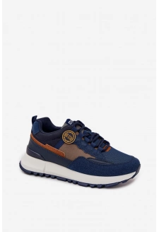 Pánské sportovní tenisky Big Star HI-POLY SYSTEM – tmavě modré