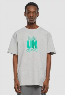 Pánské tričko Do The Unexpected Oversize šedé