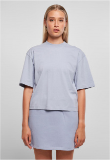 Dámské organické oversized tričko violablue