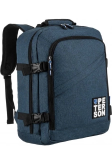 Peterson modrý džínový cestovní batoh