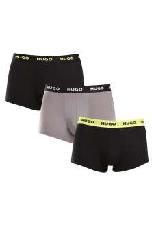 3PACK pánské boxerky HUGO vícebarevné