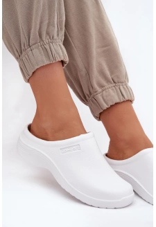 Dámské pěnové pantofle – bílé Parissa