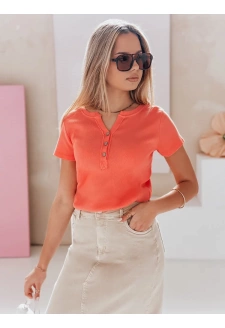 Bluzka damska one size prążkowana KISS LOOK różowa Dstreet RY2838