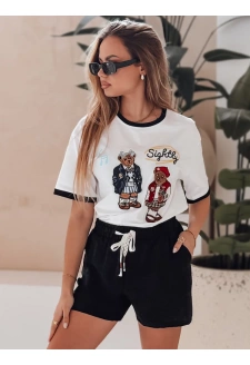 Spodenki damskie NOT TOMORROW czarne Dstreet SY0445