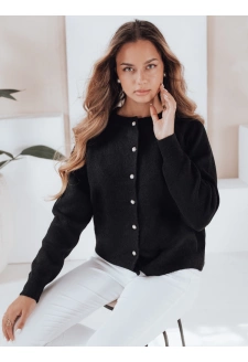Damski sweter zapinany SELINA czarny Dstreet MY2512