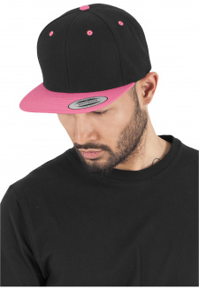 Klasický Snapback 2-Tone blk/neonpink