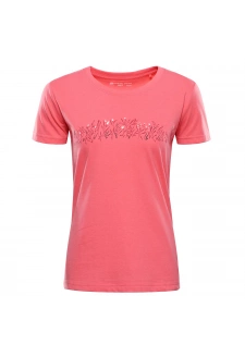Dámské tričko z organické bavlny ALPINE PRO TERMESA 3 calypso coral varianta pa