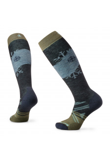 Smartwool W SKI FC SNOWPOCALYPSE PATTERN OTC charcoal