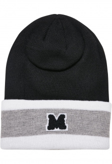 College Team Beanie černá/heathergrey/white