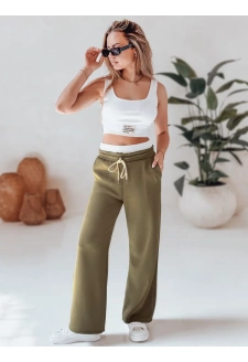 Komplet damski casualowy LIFETIME oliwkowy Dstreet AY1151