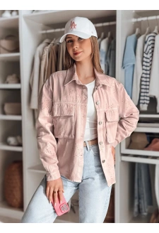 Kurtka damska przejściowa one size w gwiazki STRASHINE jagodowa Dstreet TY4844