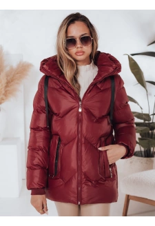 Kurtka zimowa damska SALVONA czerwona pikowana Dstreet TY5005