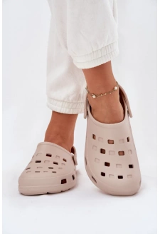 Dámské pěnové pantofle LEMIGO – béžové