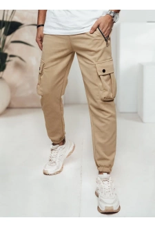 Spodnie męskie cargo khaki Dstreet UX4464