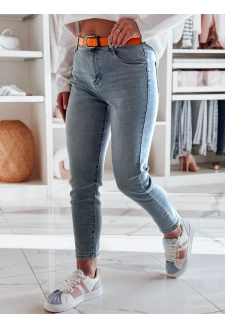 Spodnie damskie jeansowe slim fit FITONIC niebieskie Dstreet UY2450