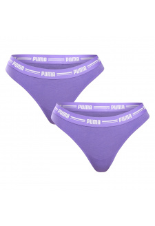 2PACK dámská tanga Puma fialová