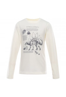 Chlapecké triko z organické bavlny ALPINE PRO ECCO 2 creme varianta pf