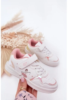 Dívčí sportovní tenisky/baleríny – bílé Ulinasse