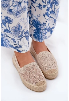 Dámské espadrilly na platformě Vinceza – béžové