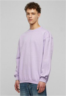 Heavy Terry Garment Dye Crew lila