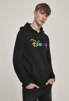 Disney Rainbow Logo EMB Hoody černá