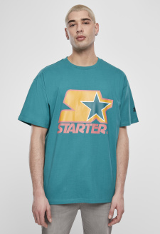 Starter Colored Logo Tee zelená/žlutá/růžová