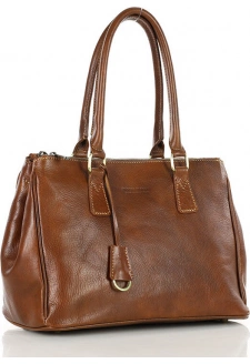 MARCO MAZZINI hnědá shopper kabelka