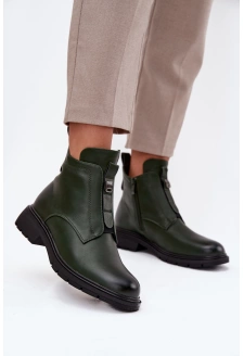 Dámské kotníkové boty Roselle – tmavě zelené