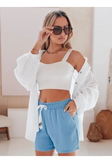 Spodenki damskie NOT TOMORROW niebieskie Dstreet SY0446