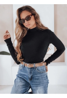 Damski sweter półgolf TARLENA czarny Dstreet MY2483