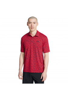 UA Playoff 3.0 Printed Polo-RED