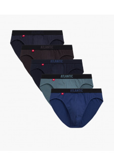 Pánské slipy ATLANTIC Sport 5Pack - vícebarevné