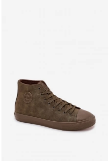 Pánské zateplené tenisky Big Star HI-POLY SYSTEM – khaki