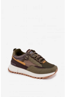 Pánské sportovní tenisky Big Star HI-POLY SYSTEM – tmavě zelené