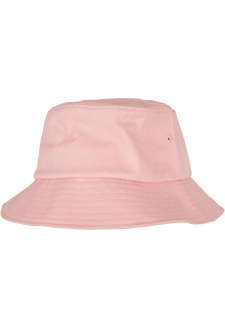 Čepice Flexfit Cotton Twill Bucket Bucket světle růžová