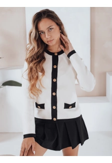 Damski sweter CHICLINE ecru Dstreet MY2557