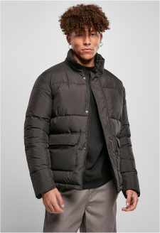 Krátká bunda Puffer Jacket černá