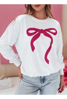 Bluza damska one size oversize SOFTTIE biała Dstreet BY1359