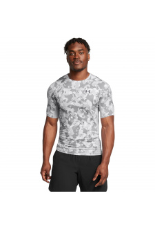 UA HG Armour Prtd SS-GRY