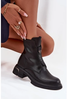Dámské kotníkové boty Karisse – černé
