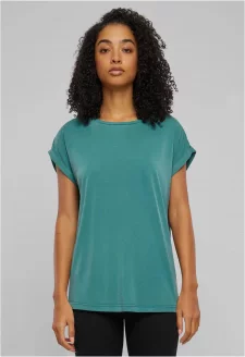 Dámské tričko Modal Extended Shoulder Tee - modré