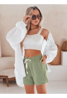 Spodenki damskie NOT TOMORROW zielone Dstreet SY0448